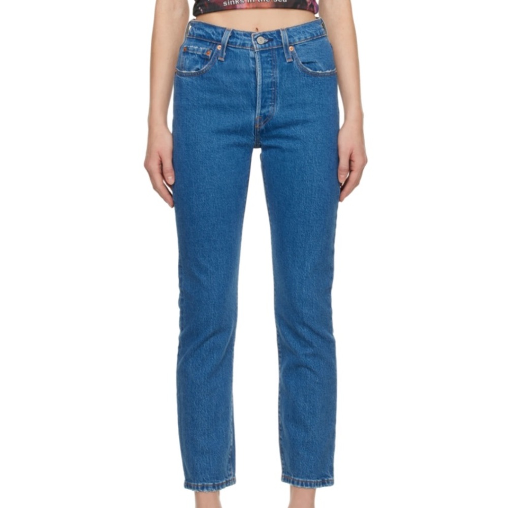 Levi’s original cropped jeans